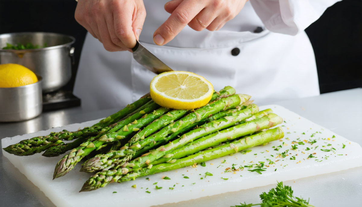 découvrez une recette simple et savoureuse d'asperges express réalisée au cookeo, parfaite pour un repas rapide et gourmand.
