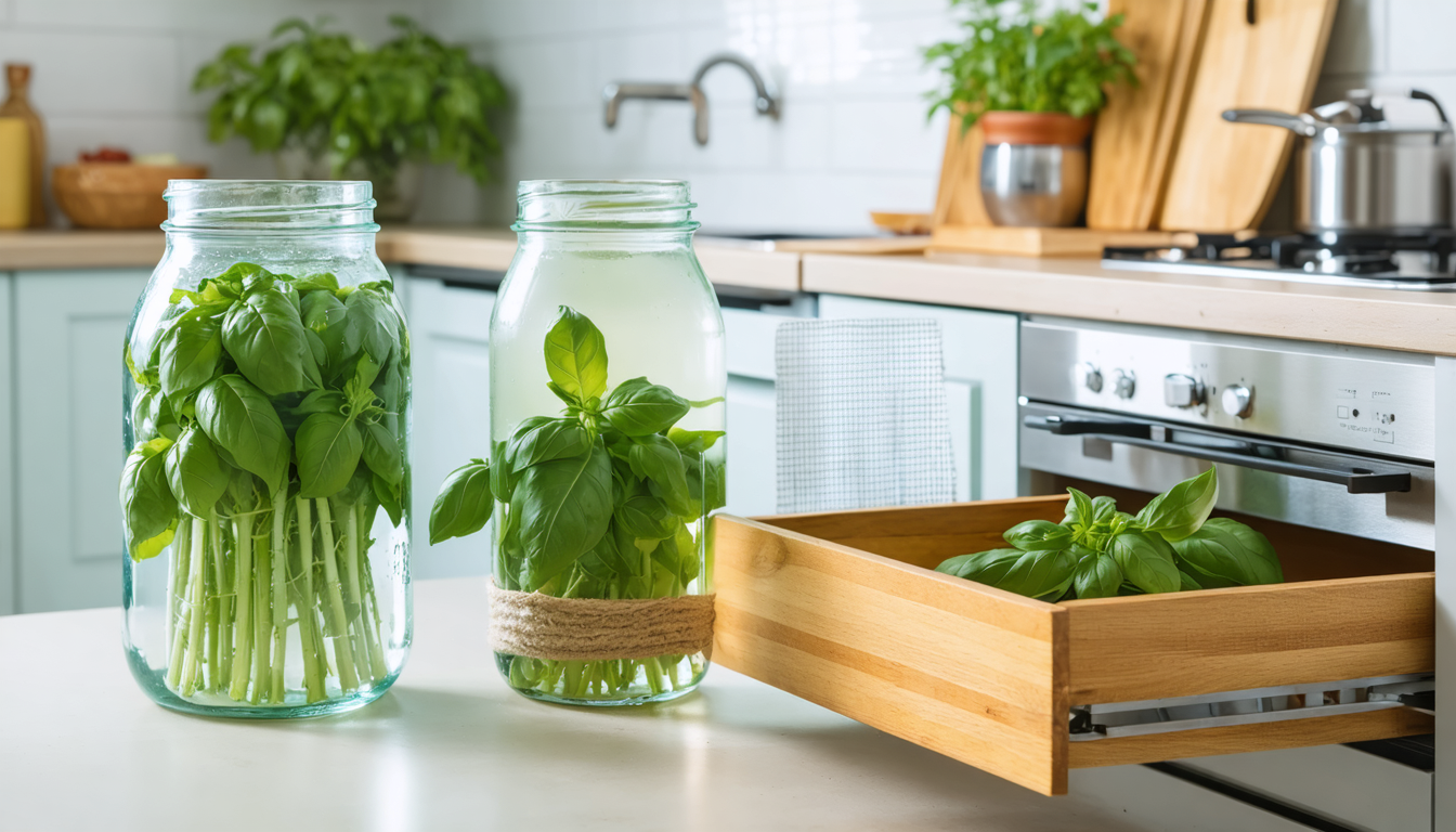 découvrez nos astuces efficaces pour conserver votre basilic frais plus longtemps et profiter pleinement de son arôme naturel au quotidien.