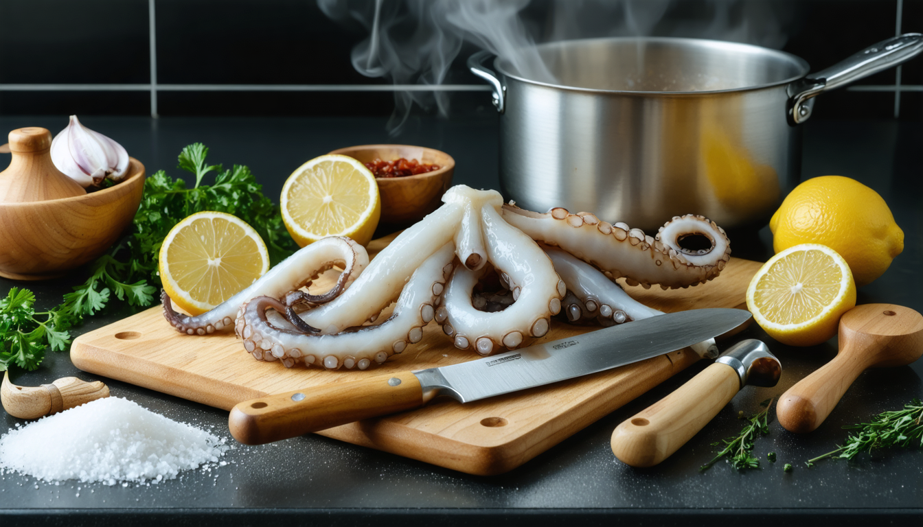 découvrez nos astuces incontournables pour attendrir calamars et poulpes, et réussir à éviter une texture caoutchouteuse. maîtrisez parfaitement la cuisson pour des fruits de mer tendres et savoureux.