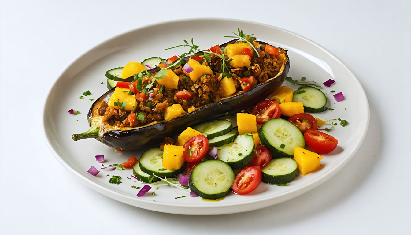 découvrez notre recette d'aubergines farcies à la bolognaise allégée, une option gourmande et saine parfaite pour un repas savoureux et équilibré.