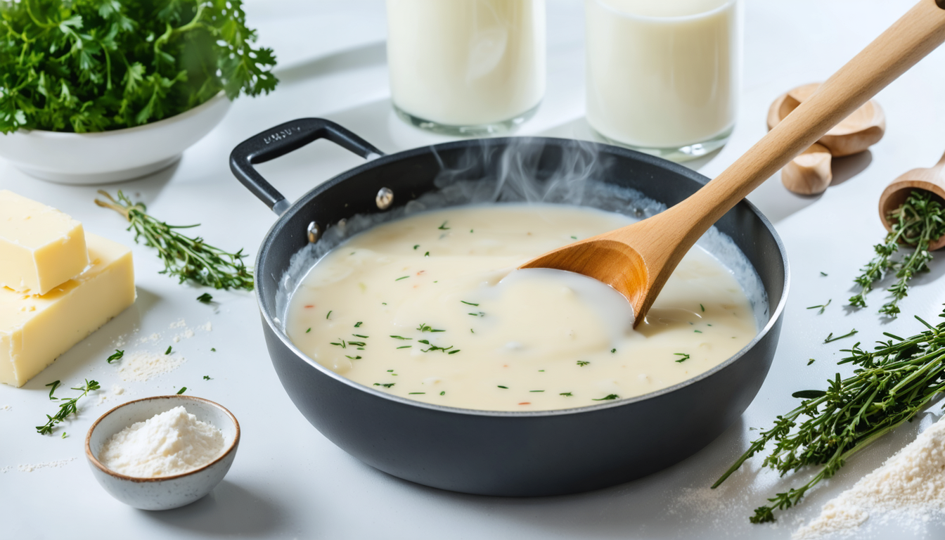découvrez nos recettes, astuces et conseils pour préparer une béchamel légère, savoureuse et allégée, idéale pour sublimer vos plats sans culpabilité.