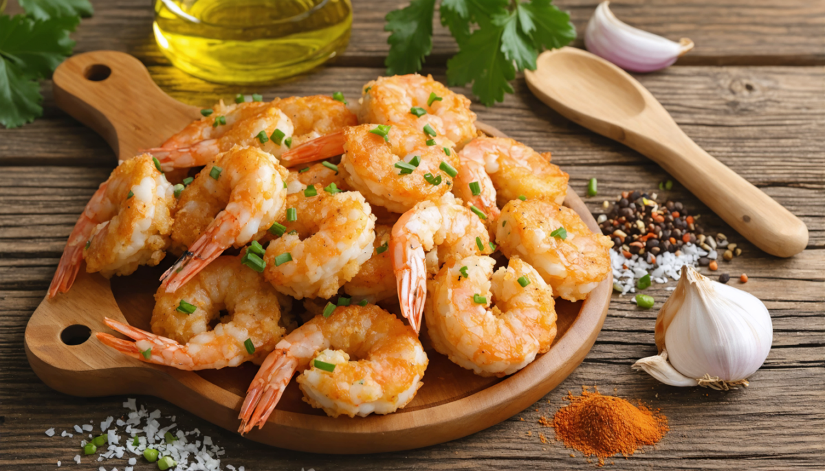 découvrez une recette gourmande et simple de beignets de crevettes légers, réalisés sans friteuse. parfaits pour un repas savoureux et rapide à préparer.