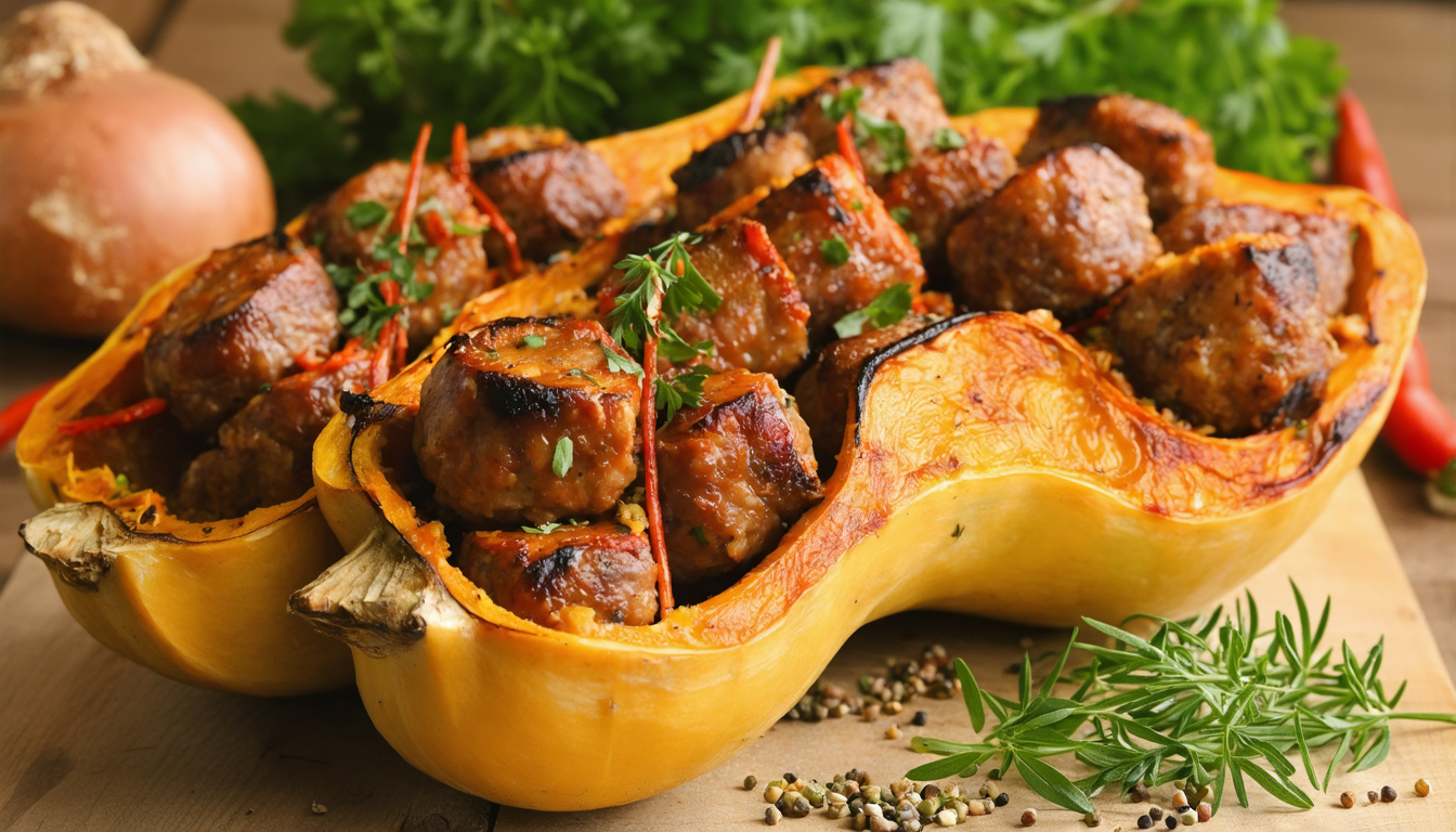 découvrez notre recette facile et gourmande de butternut farcie à la chair à saucisse, idéale pour un repas savoureux et réconfortant.