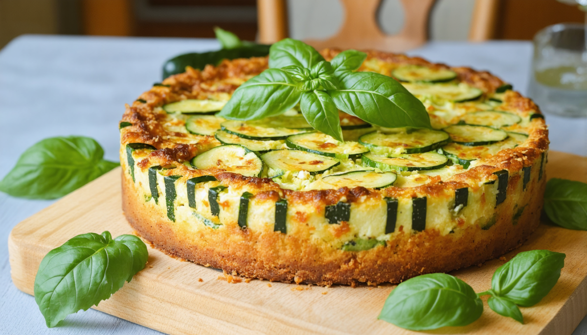 découvrez la recette facile et rapide du cake salé moelleux courgette, chèvre et basilic, parfait pour un apéritif gourmand et convivial.