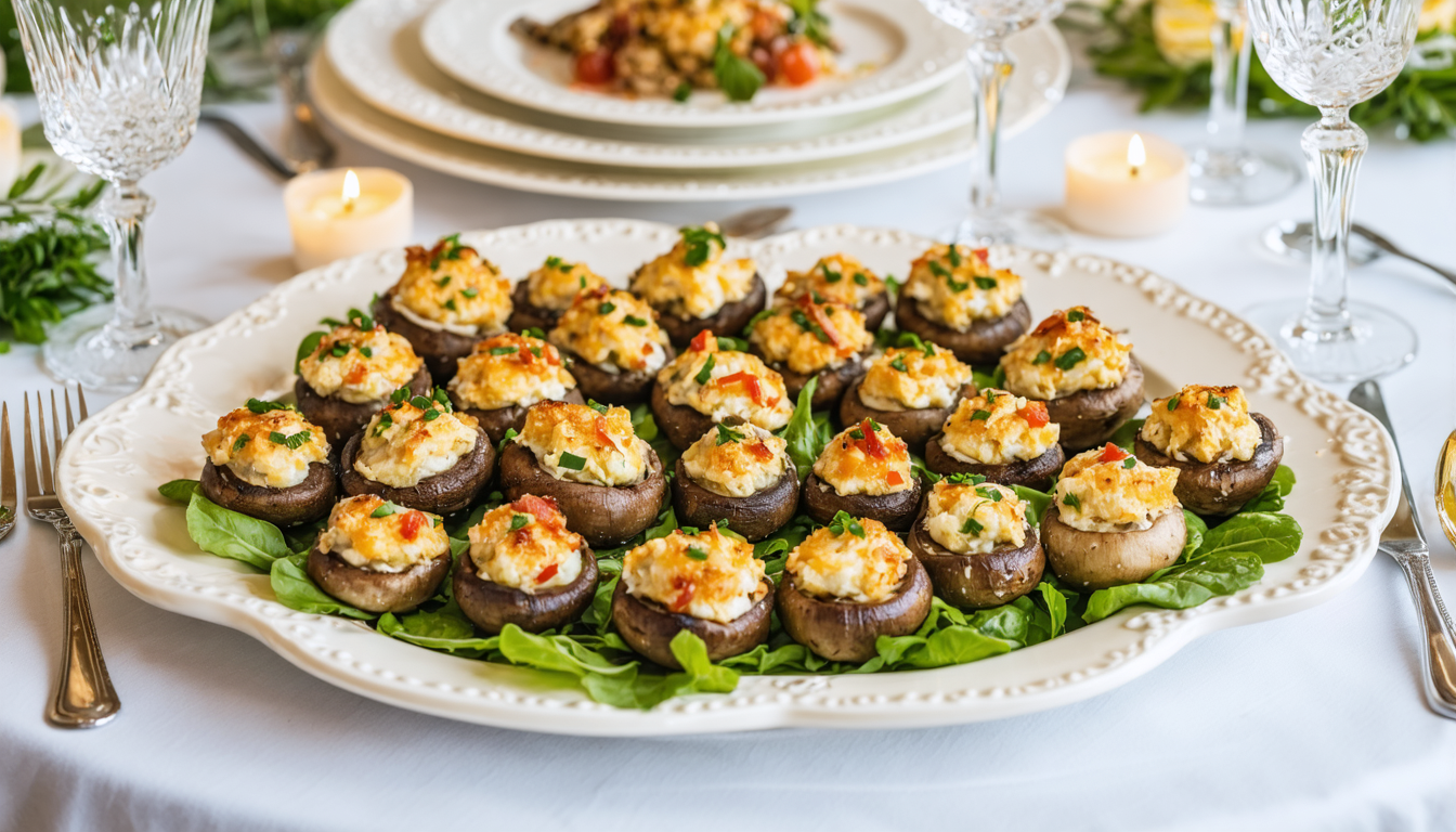 découvrez nos champignons farcis pour l'apéro, une recette savoureuse qui promet une explosion de goûts et un moment convivial à partager entre amis.