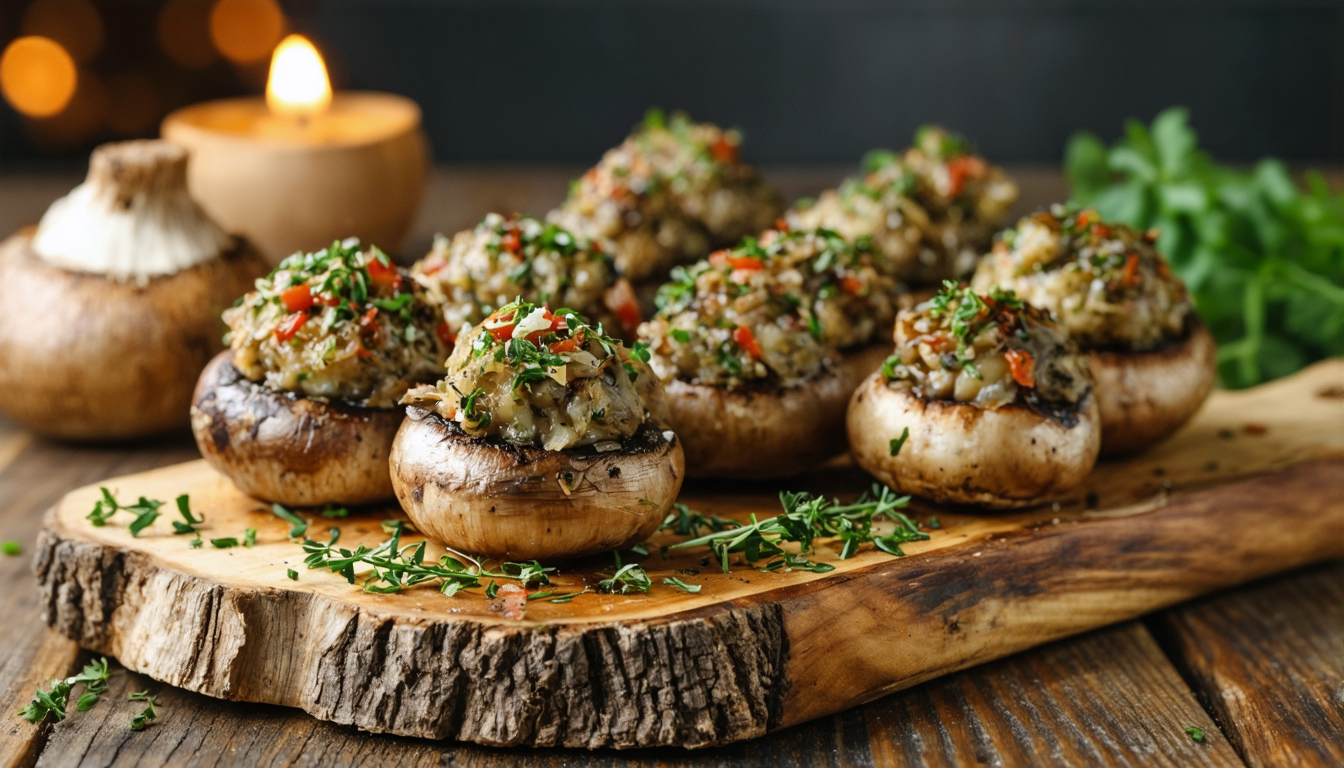 découvrez notre recette de champignons farcis pour l'apéro, une explosion de saveurs qui séduira vos invités et promet un moment de partage convivial.