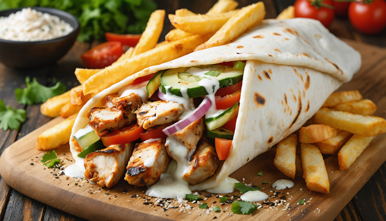 découvrez notre recette facile de chawarma au poulet, un délicieux plat d'orient savoureux et rapide à préparer pour régaler toute la famille.