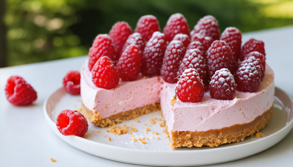 découvrez notre recette express de cheesecake aux framboises, sans cuisson, simple et gourmande pour un dessert frais et savoureux prêt en un rien de temps.
