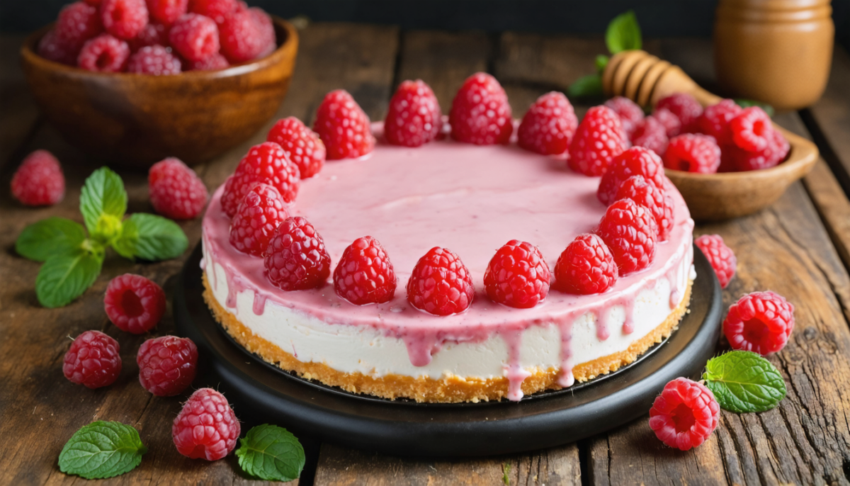 découvrez notre recette express de cheesecake aux framboises, simple, gourmande et sans cuisson, pour un dessert frais et délicieux en un rien de temps.