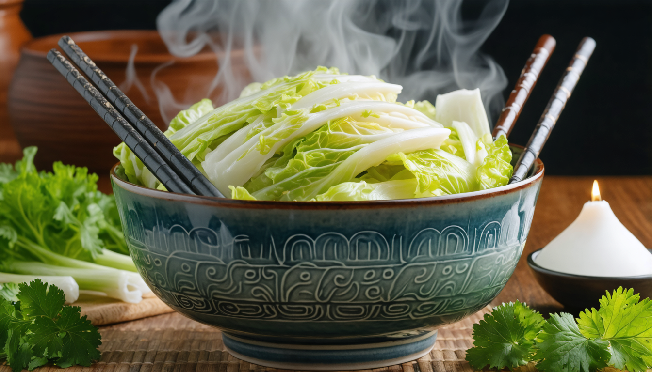 découvrez le chou chinois braisé, une recette savoureuse aux inspirations asiatiques riche en bienfaits pour la santé. une explosion de goûts et de nutriments pour vos repas.