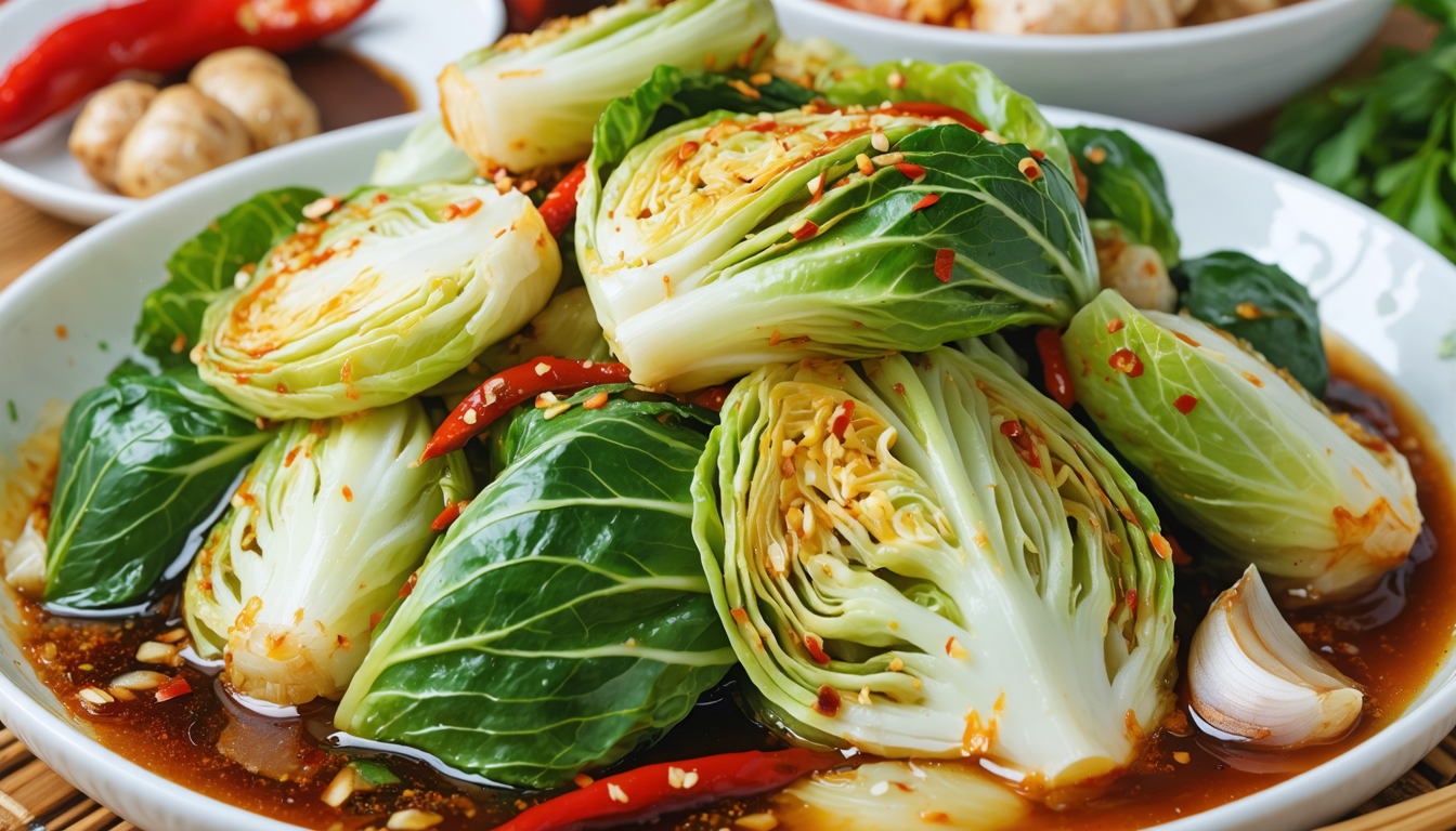 découvrez le chou chinois braisé, un plat aux saveurs authentiques d'asie riche en bienfaits pour la santé. une recette savoureuse et nutritive pour régaler vos papilles.