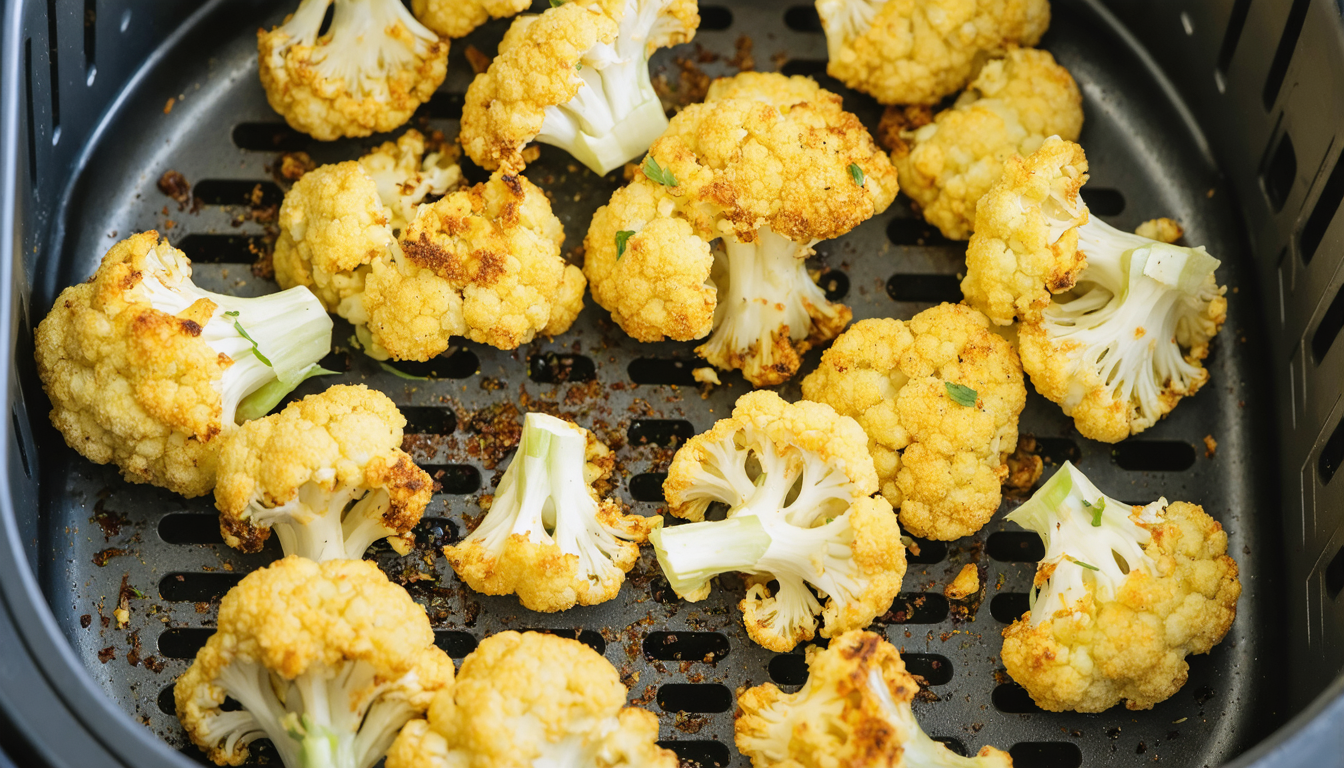 découvrez notre recette rapide et gourmande de chou-fleur croustillant à l'airfryer, parfaite pour un repas sain et savoureux en quelques minutes.