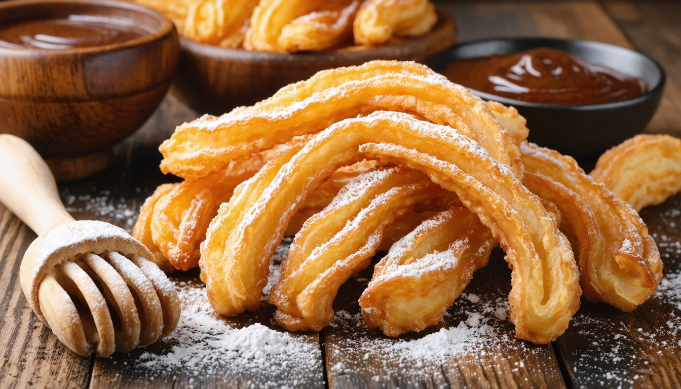 découvrez notre recette simple et délicieuse de churros maison, réalisée sans machine. un plaisir croustillant et gourmand à partager en famille ou entre amis.