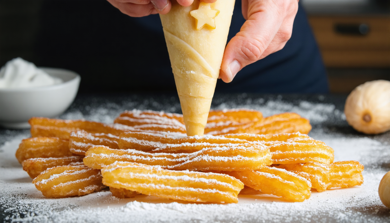 découvrez comment préparer des churros maison simples et délicieux sans avoir besoin de machine. suivez notre recette facile pour un dessert parfait à partager.