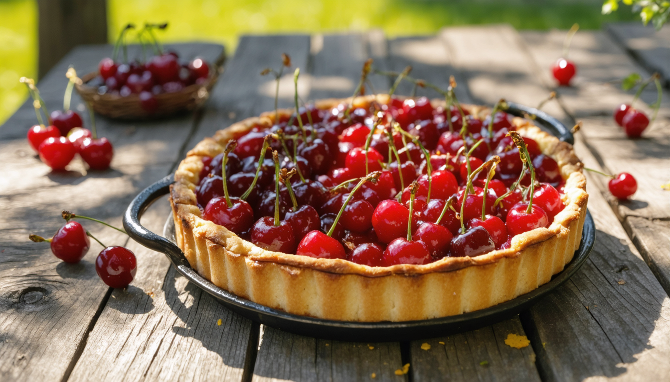 découvrez notre recette de clafoutis aux cerises express, une douceur fruitée et rapide à préparer, idéale pour un goûter gourmand en toute simplicité.