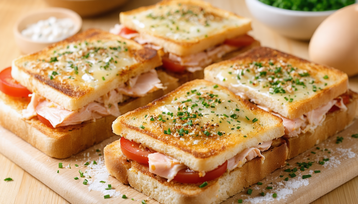 découvrez notre recette rapide et savoureuse de croque-monsieur au thon allégé, idéale pour un déjeuner léger et gourmand.