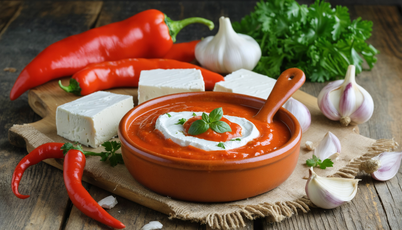 découvrez une recette gourmande et facile de sauce au poivron et fromage frais, parfaite pour accompagner tous vos plats et régaler vos papilles.