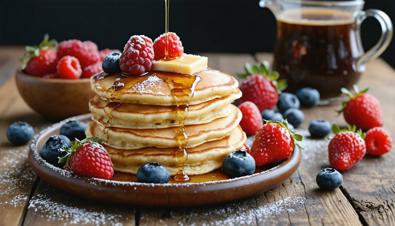 apprenez à préparer des pancakes ultra moelleux et délicieux grâce à notre recette inratable, parfaite pour des petits déjeuners gourmands et réussis à coup sûr.