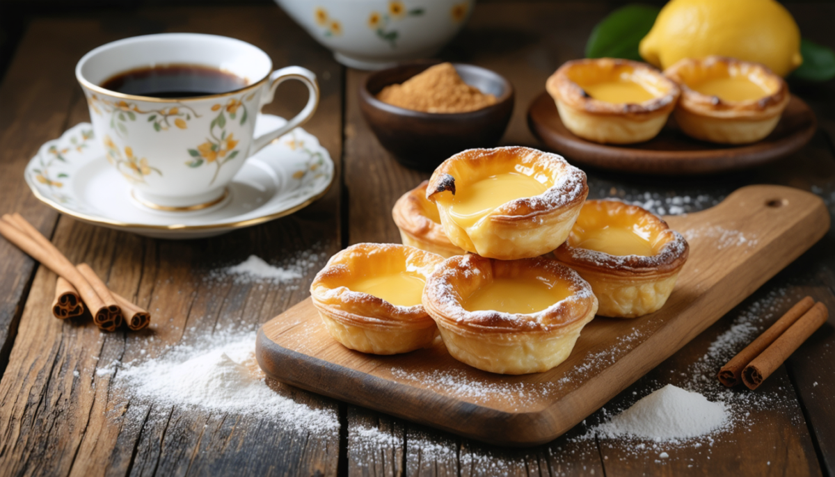 apprenez à préparer les authentiques pastéis de nata portugais grâce à notre recette traditionnelle facile à suivre. savourez ce délicieux dessert crémeux et croustillant chez vous !