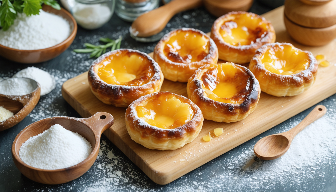 apprenez à réaliser les authentiques pastéis de nata portugais avec notre recette traditionnelle facile à suivre pour un goût inoubliable.