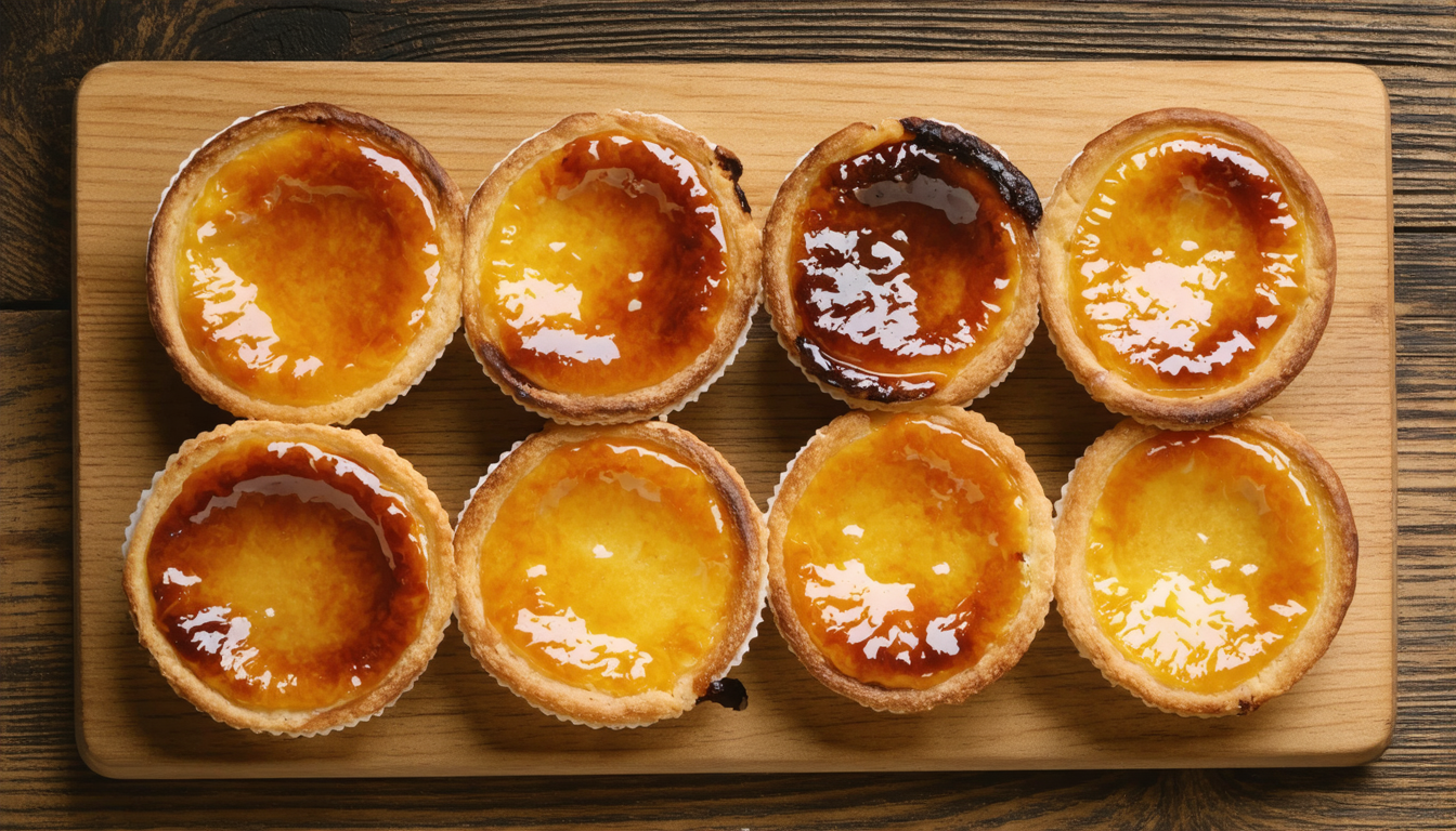 apprenez à préparer les authentiques pastéis de nata portugais avec notre recette traditionnelle facile à suivre. savourez ces délicieuses pâtisseries croustillantes et crémeuses faites maison.