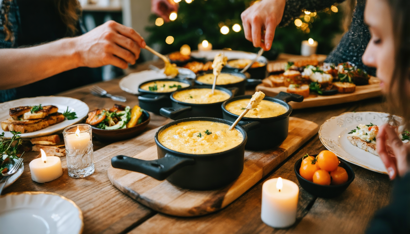 savourez une fondue aux poivres délicieuse, parfaite pour un apéritif convivial entre amis ou en famille. une explosion de saveurs à partager !