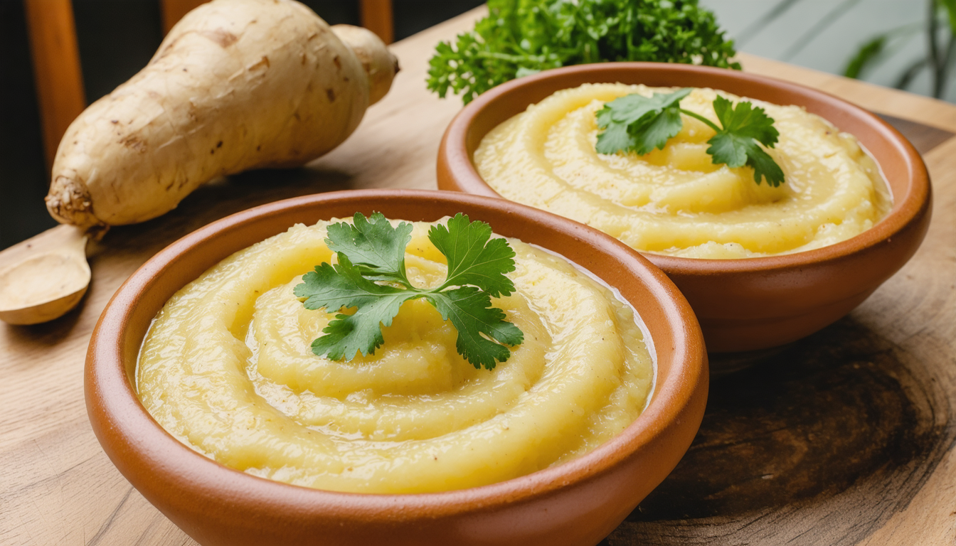 découvrez la recette gourmande de la purée de rutabaga à la coriandre et fromage frais. un délice crémeux qui ravira vos papilles avec des saveurs délicates et originales.