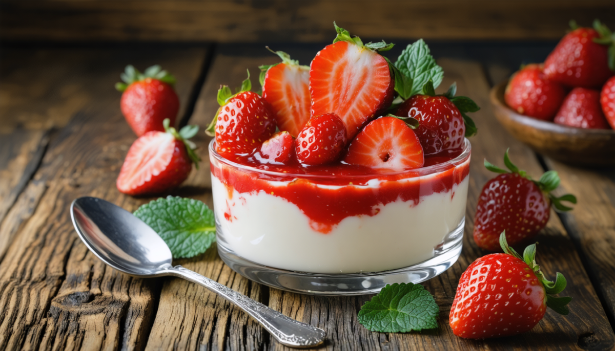 découvrez la recette facile et légère de la panna cotta aux fraises, parfaite pour un dîner gourmand et rafraîchissant cet été.