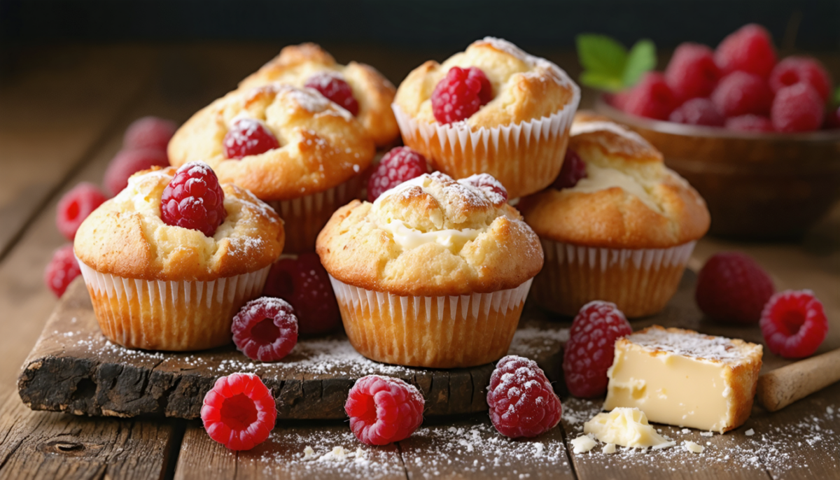 découvrez nos muffins moelleux aux framboises et fromage frais, une recette gourmande et facile à réaliser pour un moment de plaisir sucré irrésistible.