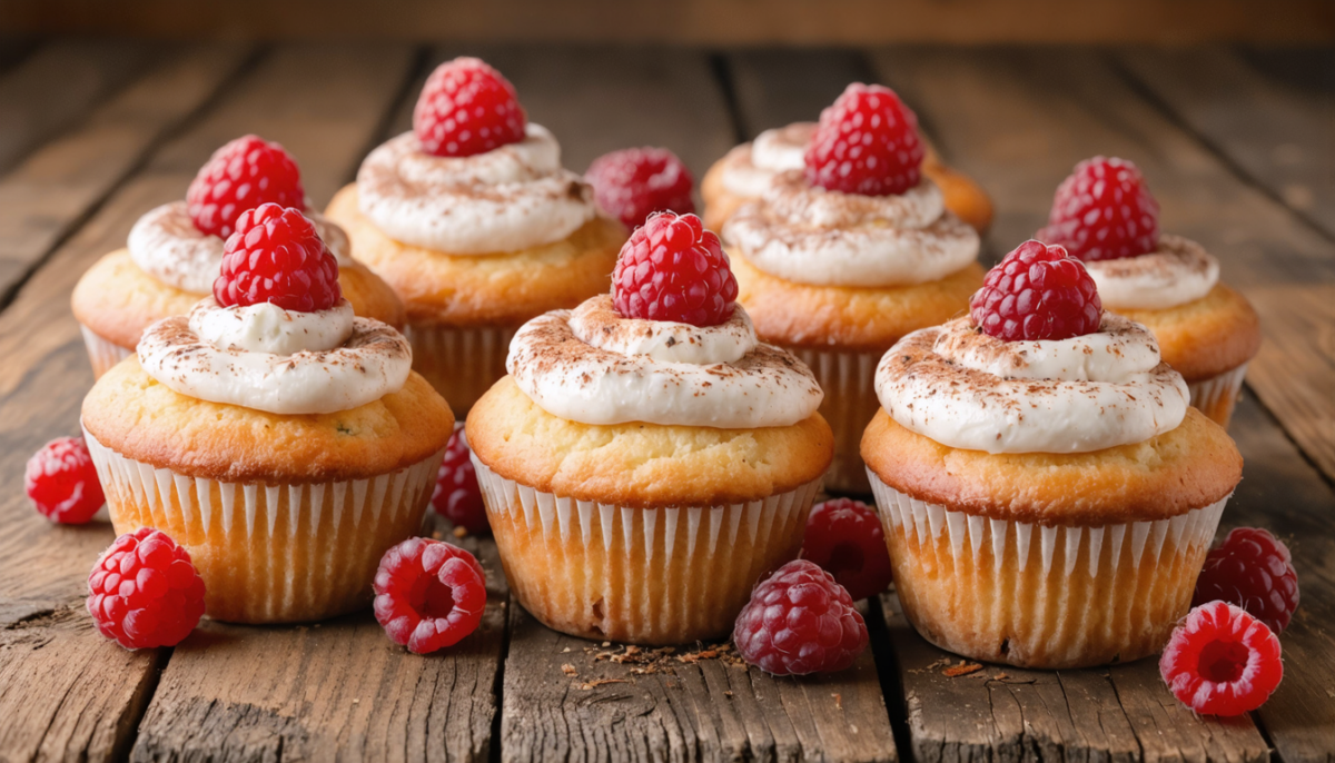 découvrez la recette délice moelleux : des muffins aux framboises et fromage frais, parfaits pour un moment gourmand et délicieux.