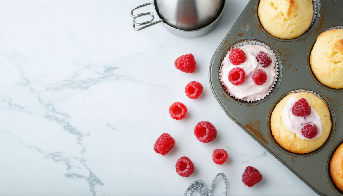 découvrez notre recette gourmande de muffins aux framboises et fromage frais, alliant moelleux et saveurs fruitées pour un plaisir sucré irrésistible.