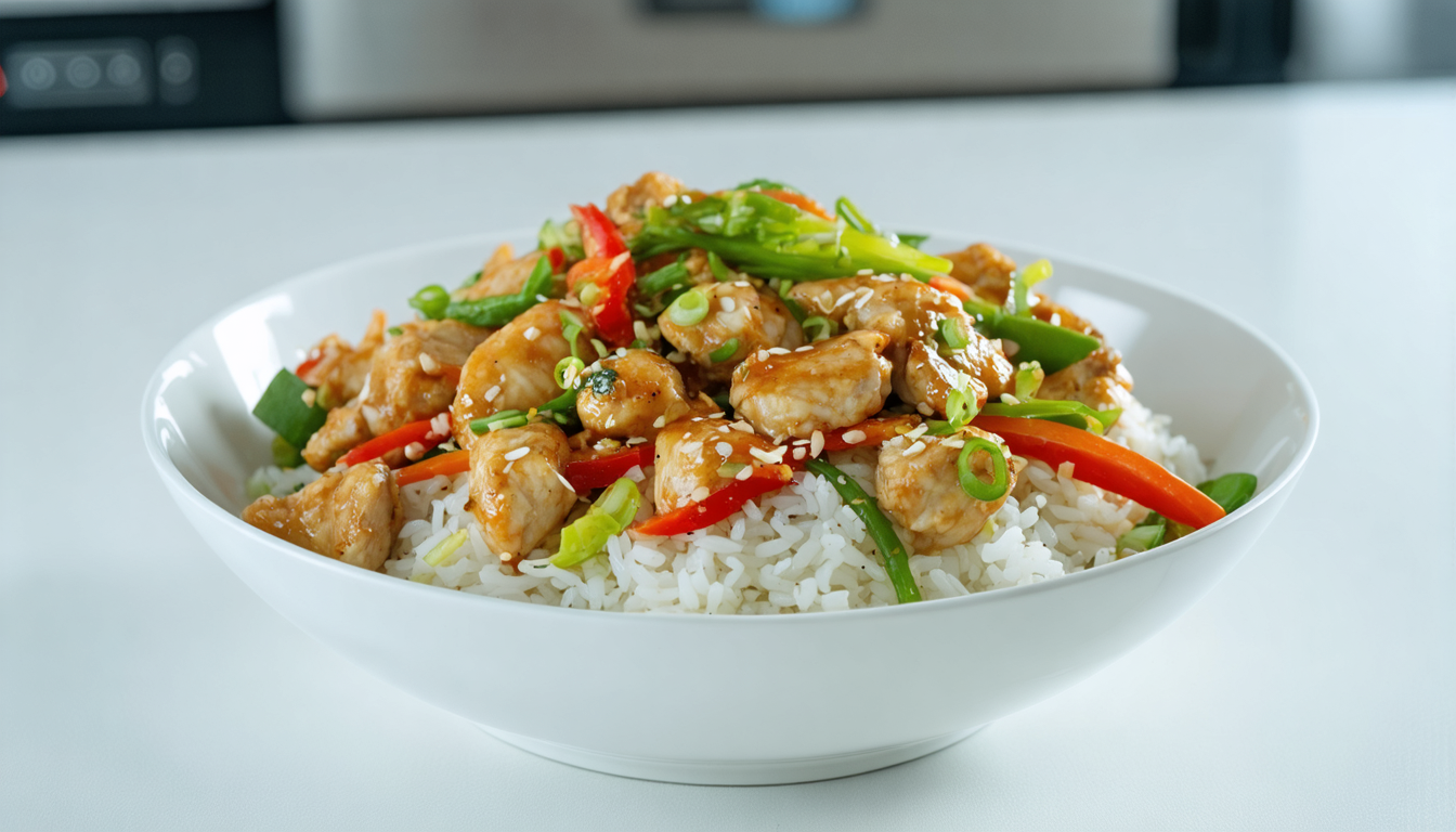 découvrez notre recette facile et savoureuse de riz au poulet, une délicieuse fusion sino-culinaire qui ravira vos papilles et simplifiera vos repas.