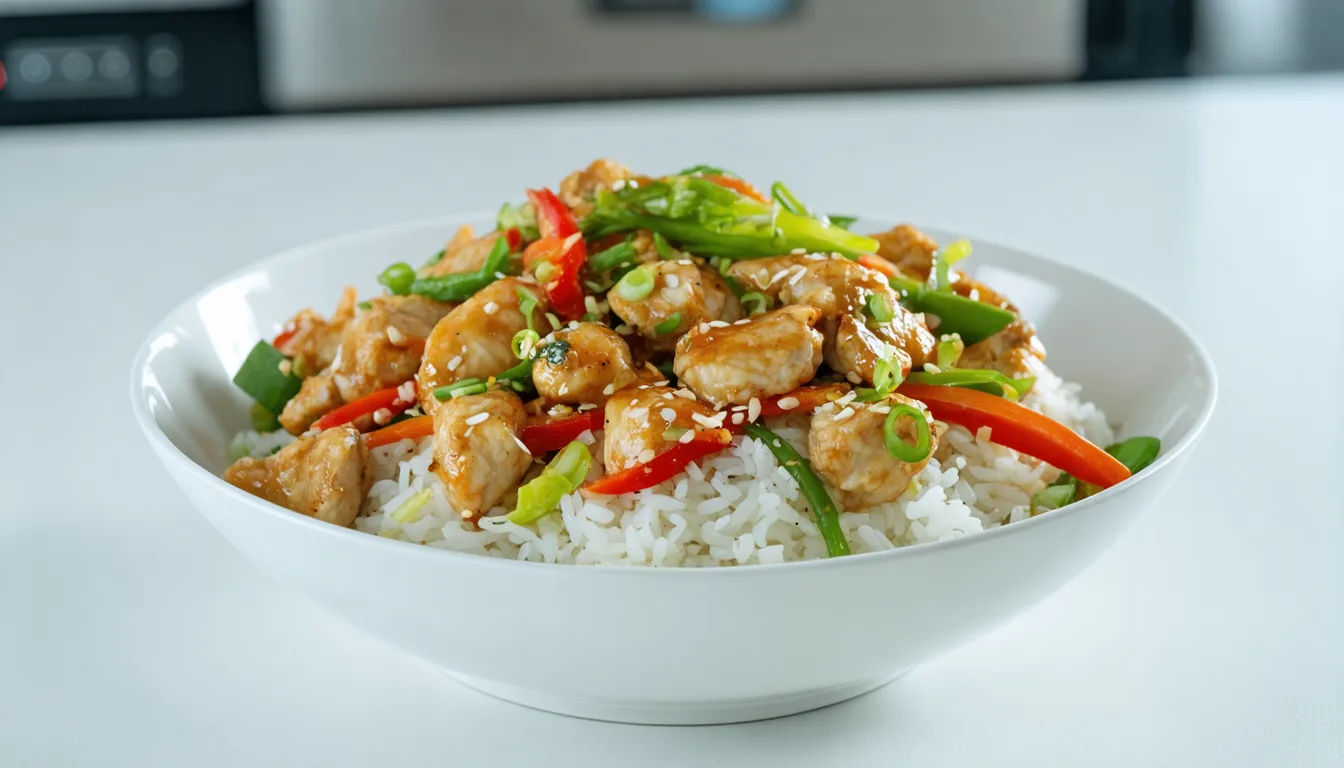 découvrez notre recette facile et savoureuse de riz au poulet, une délicieuse fusion sino-culinaire qui ravira vos papilles et simplifiera vos repas.