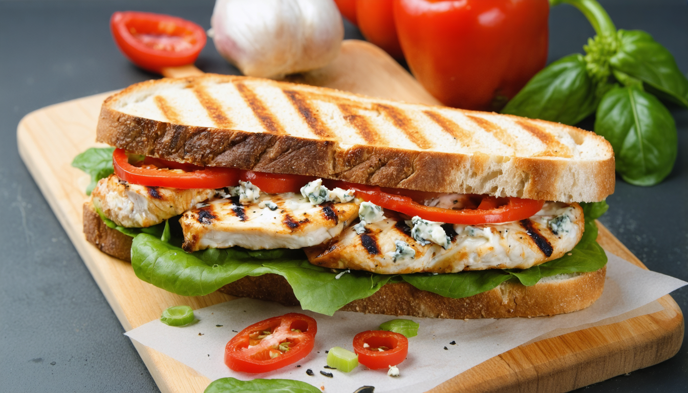 découvrez notre recette gourmande de délice au poulet grillé et fromage bleu, alliant saveurs savoureuses et simplicité pour un repas délicieux à partager.
