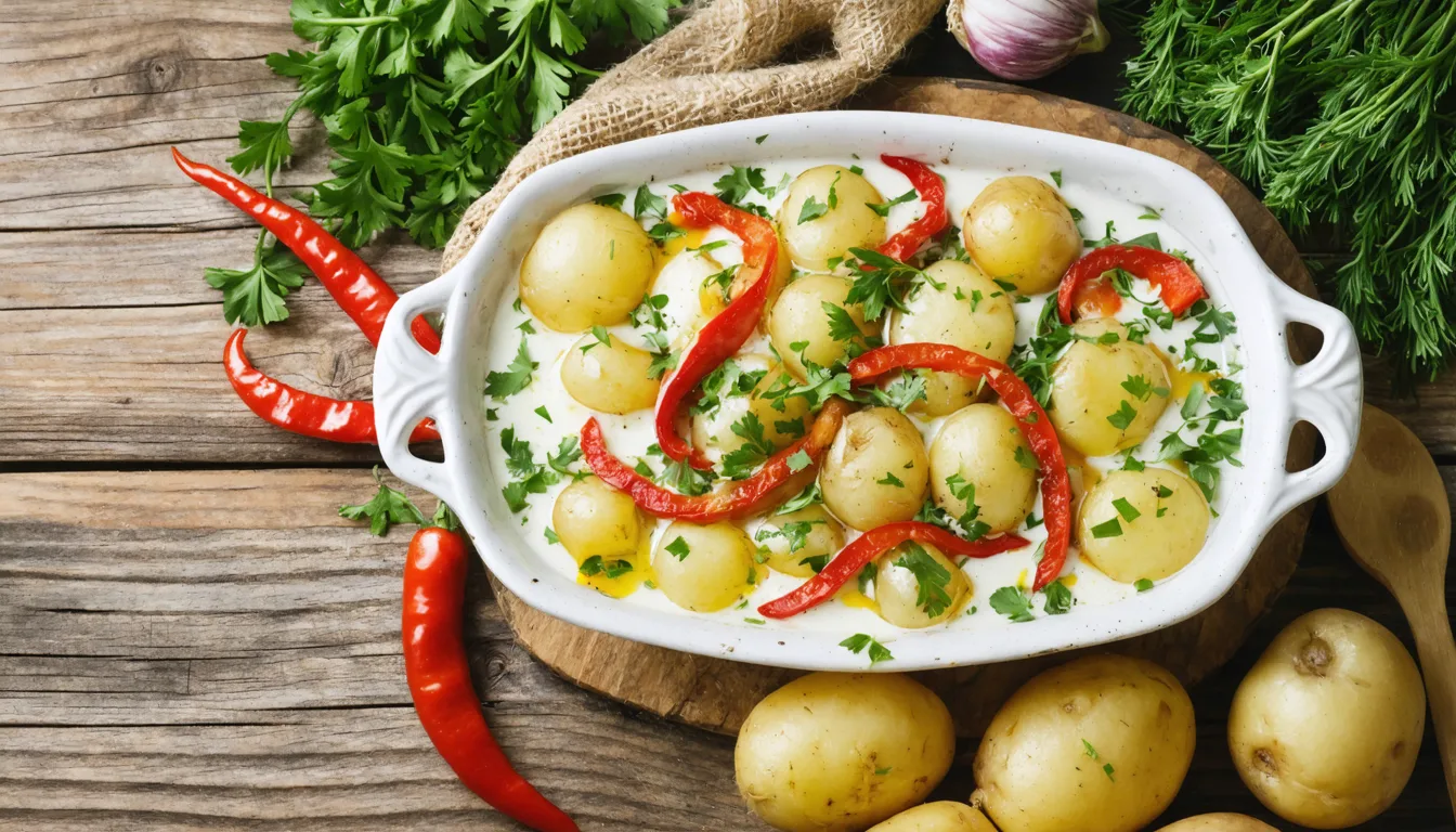 découvrez notre délice crémeux aux pommes de terre et poivrons rouges, une recette gourmande qui marie onctuosité et saveurs intenses pour régaler vos papilles.