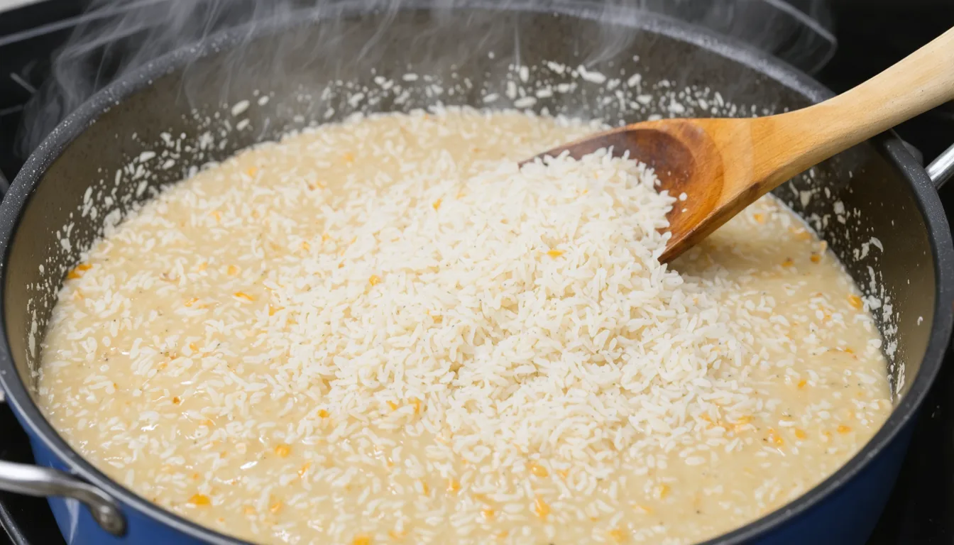 découvrez notre recette authentique de risotto au parmesan, un délice crémeux et savoureux qui ravira vos papilles à chaque bouchée.