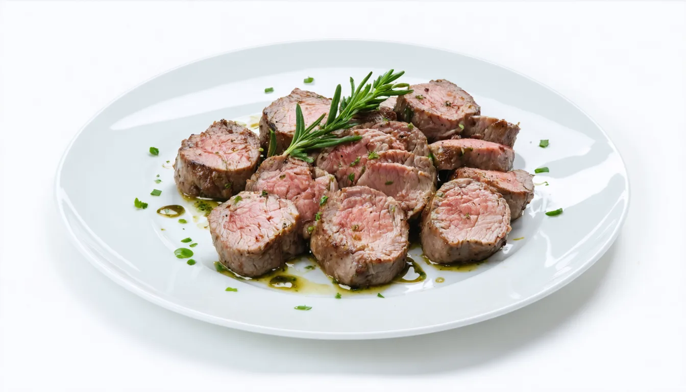 découvrez notre recette savoureuse de mignons de porc accompagnés d'un risotto crémeux au fromage, un plat gourmand parfait pour régaler vos papilles.