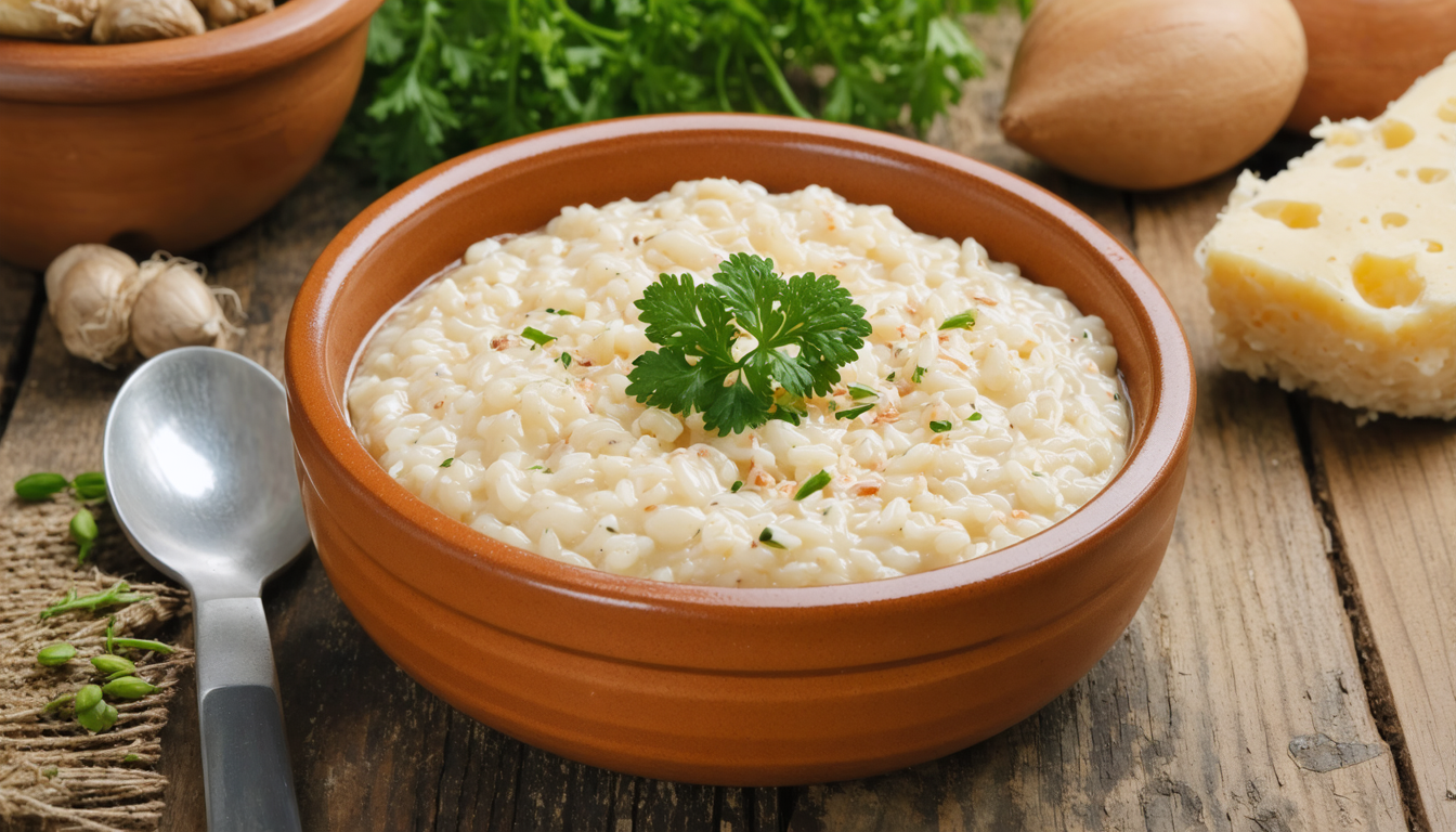 découvrez notre recette savoureuse de mignons de porc accompagnés d'un risotto crémeux au fromage, pour un repas gourmand et raffiné qui ravira vos papilles.