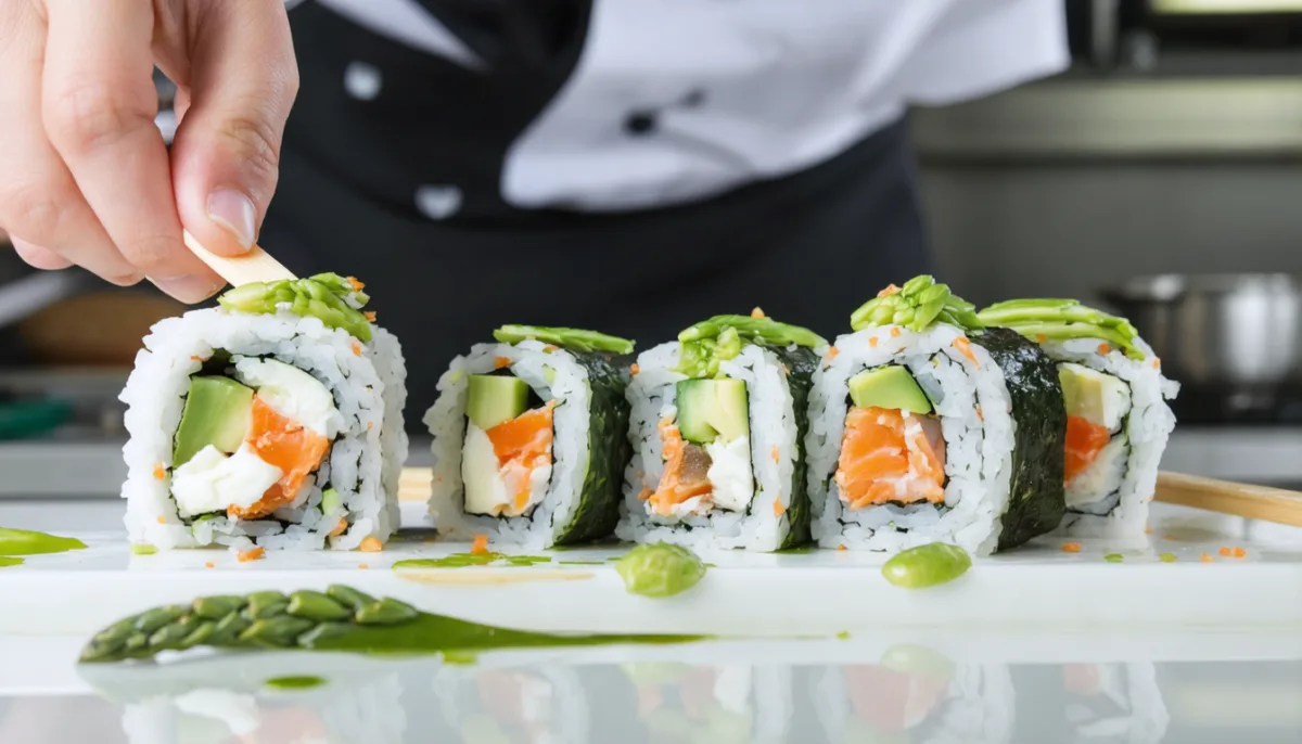 découvrez notre recette gourmande de makis au fromage frais et asperges vertes, un délice frais et savoureux à savourer en toute occasion.
