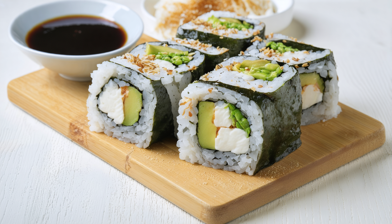 découvrez notre recette gourmande de makis au fromage frais et asperges vertes, un délice frais et savoureux à savourer en toute occasion.