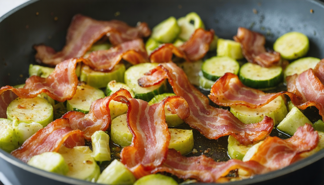 découvrez notre recette printanière de poêlée légère aux lardons, un plat savoureux et gourmand parfait pour un repas équilibré et plein de fraîcheur.