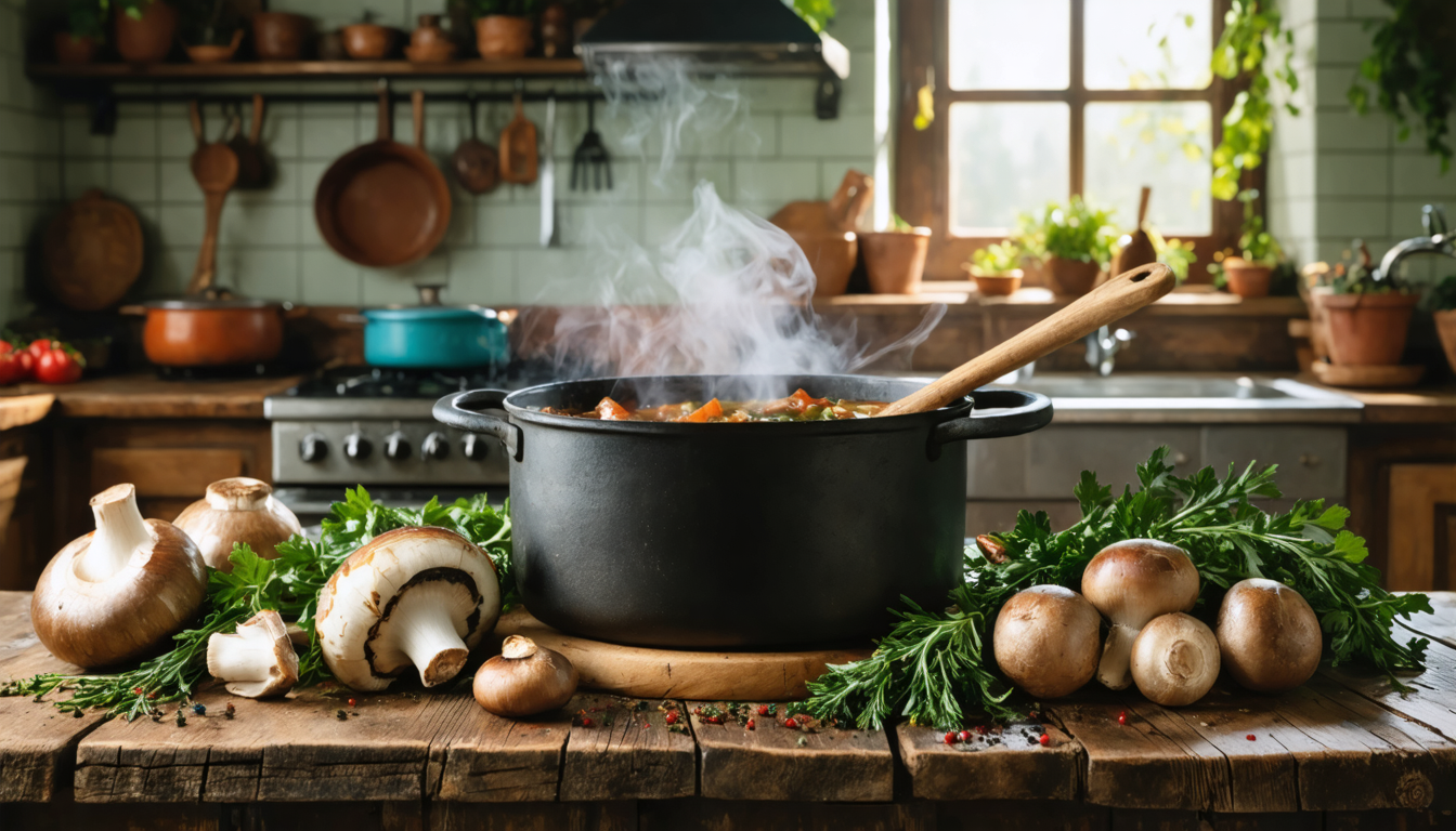 découvrez notre recette simple et gourmande de délice de veau aux champignons, parfaite pour un repas savoureux et facile à préparer.