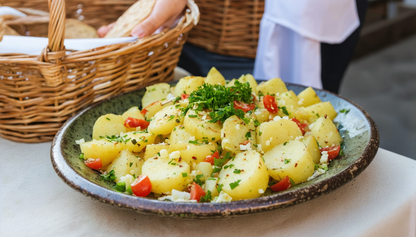 découvrez une recette estivale facile et savoureuse de salade gourmande aux pommes de terre et cervelas, parfaite pour vos repas légers et colorés.
