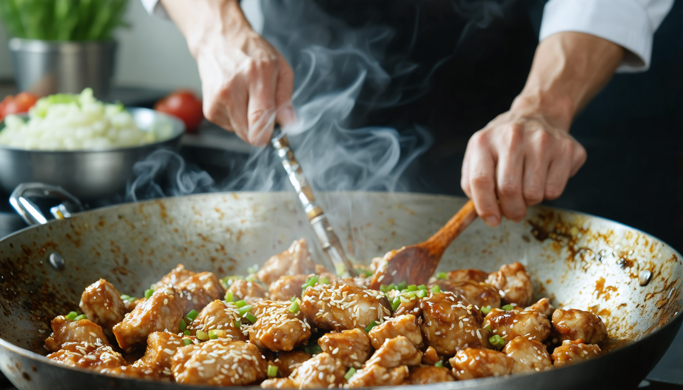 découvrez notre recette rapide de poulet au sésame, léger et savoureux, idéale pour une cuisine saine et pleine de saveurs.