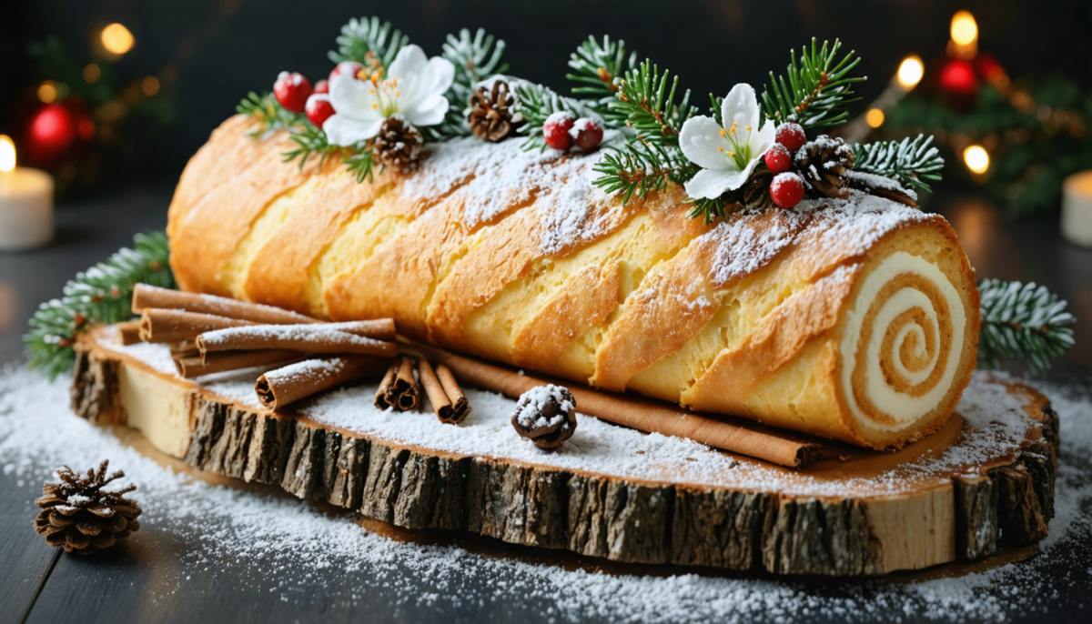 découvrez notre recette originale de bûche de noël à la vanille et au fromage, un délice festif à savourer en famille pour des fêtes gourmandes et raffinées.