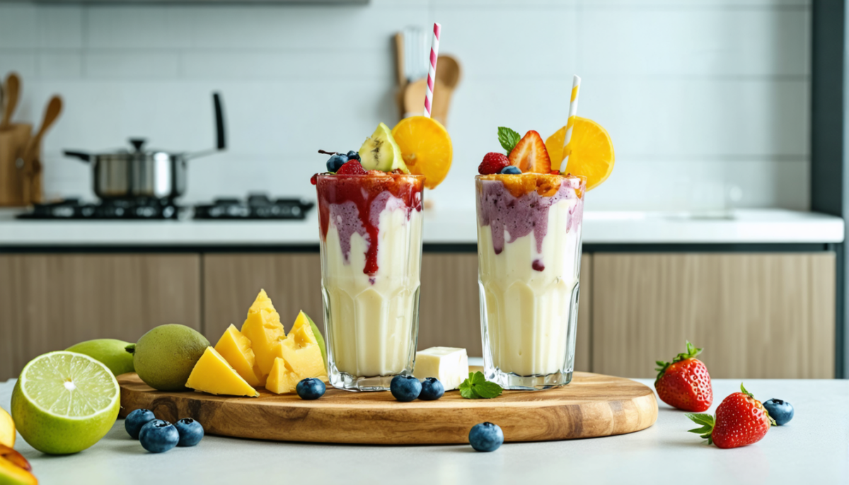 découvrez la recette irrésistible du smoothie au fromage frais, un délice fruité et crémeux parfait pour une pause gourmande et saine.