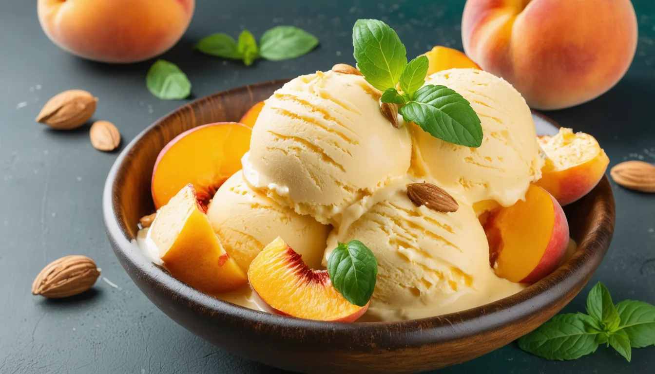 découvrez notre recette estivale simple et rafraîchissante de délice glacé à la pêche, sans sorbetière. parfait pour profiter pleinement des saveurs fruitées de l'été !