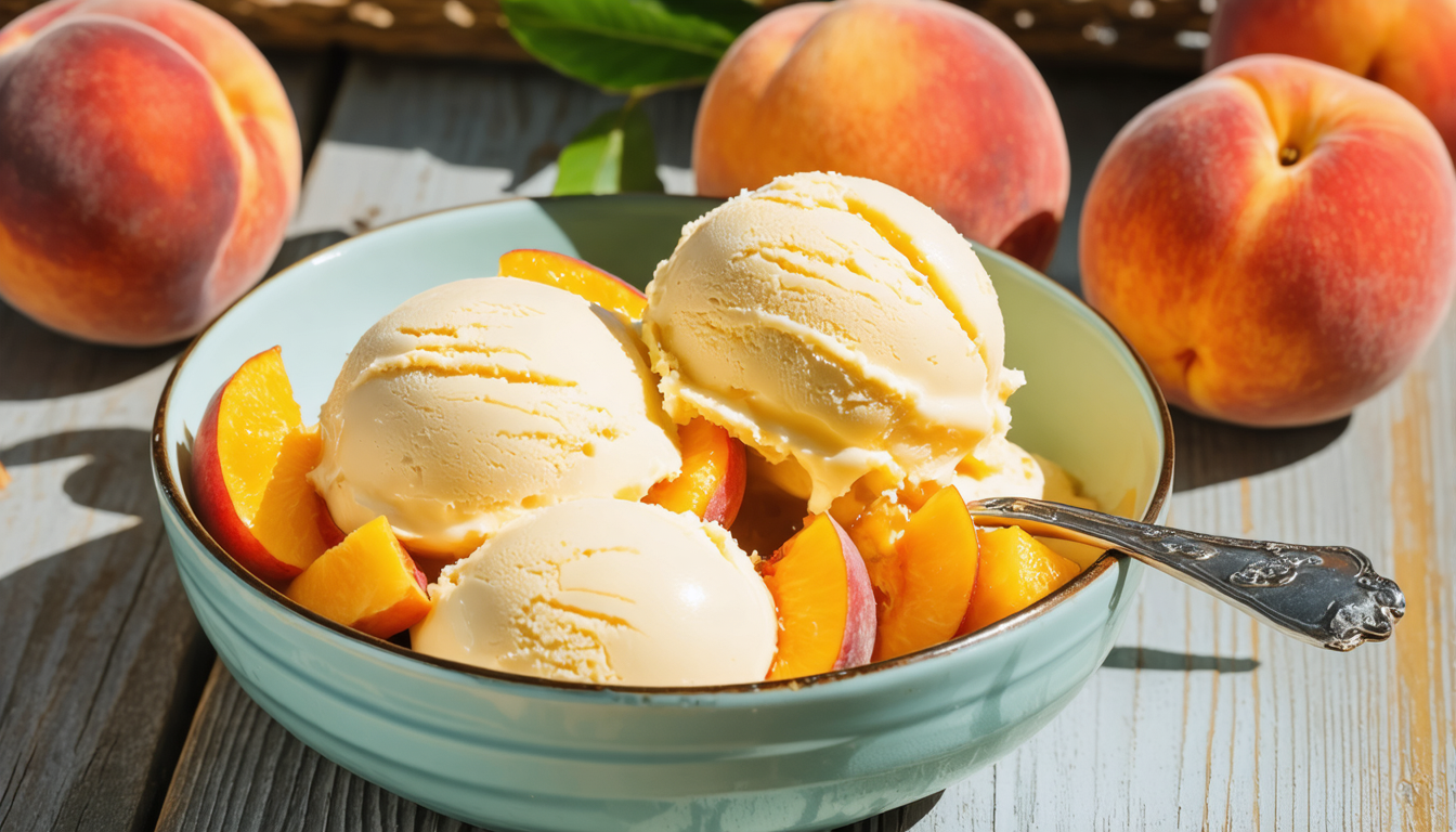 découvrez une recette estivale simple et rafraîchissante de délice glacé à la pêche, sans utiliser de sorbetière. parfait pour profiter d'un dessert fruité fait maison en toute simplicité !