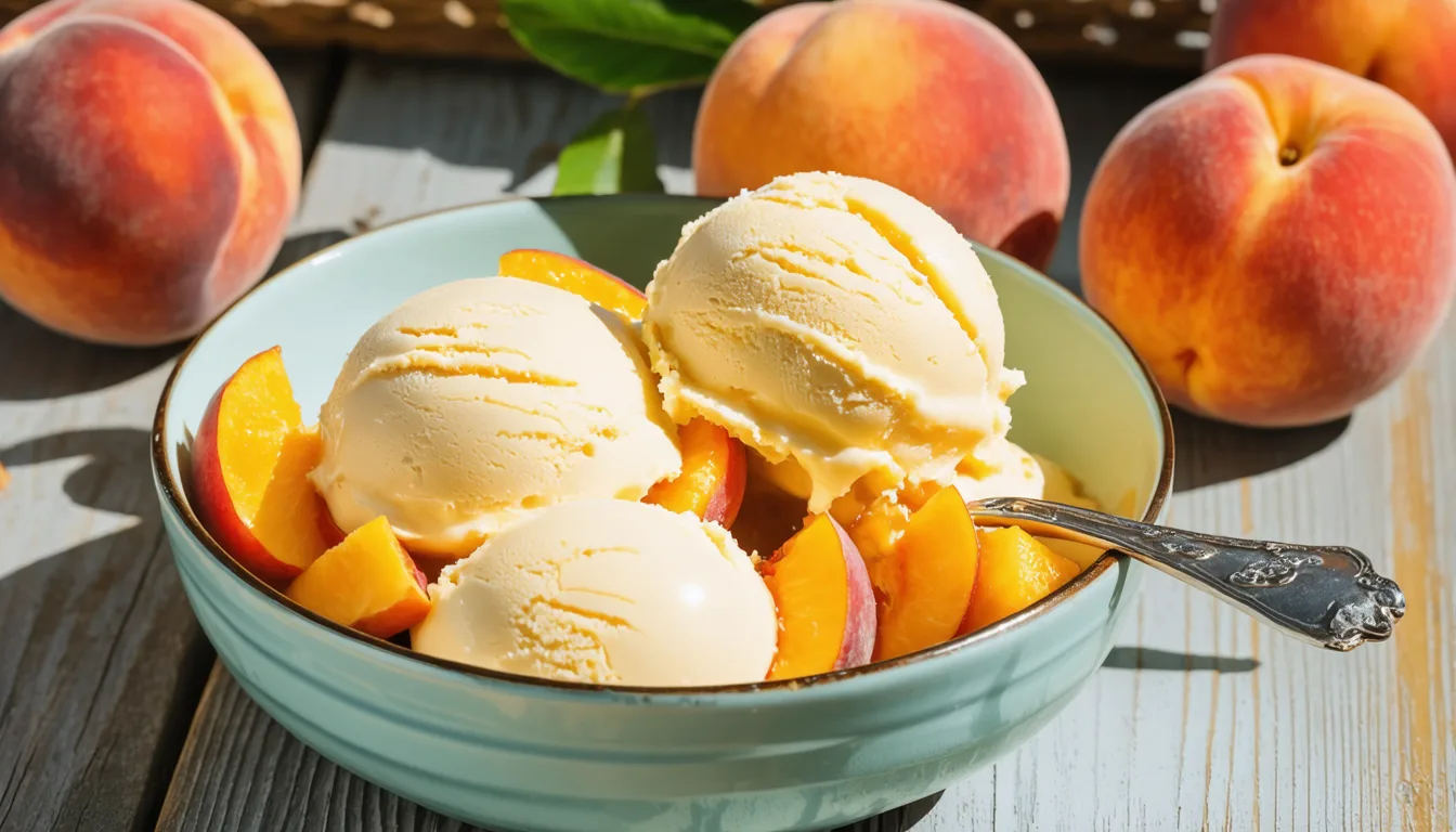 découvrez une recette estivale simple et rafraîchissante de délice glacé à la pêche, sans utiliser de sorbetière. parfait pour profiter d'un dessert fruité fait maison en toute simplicité !