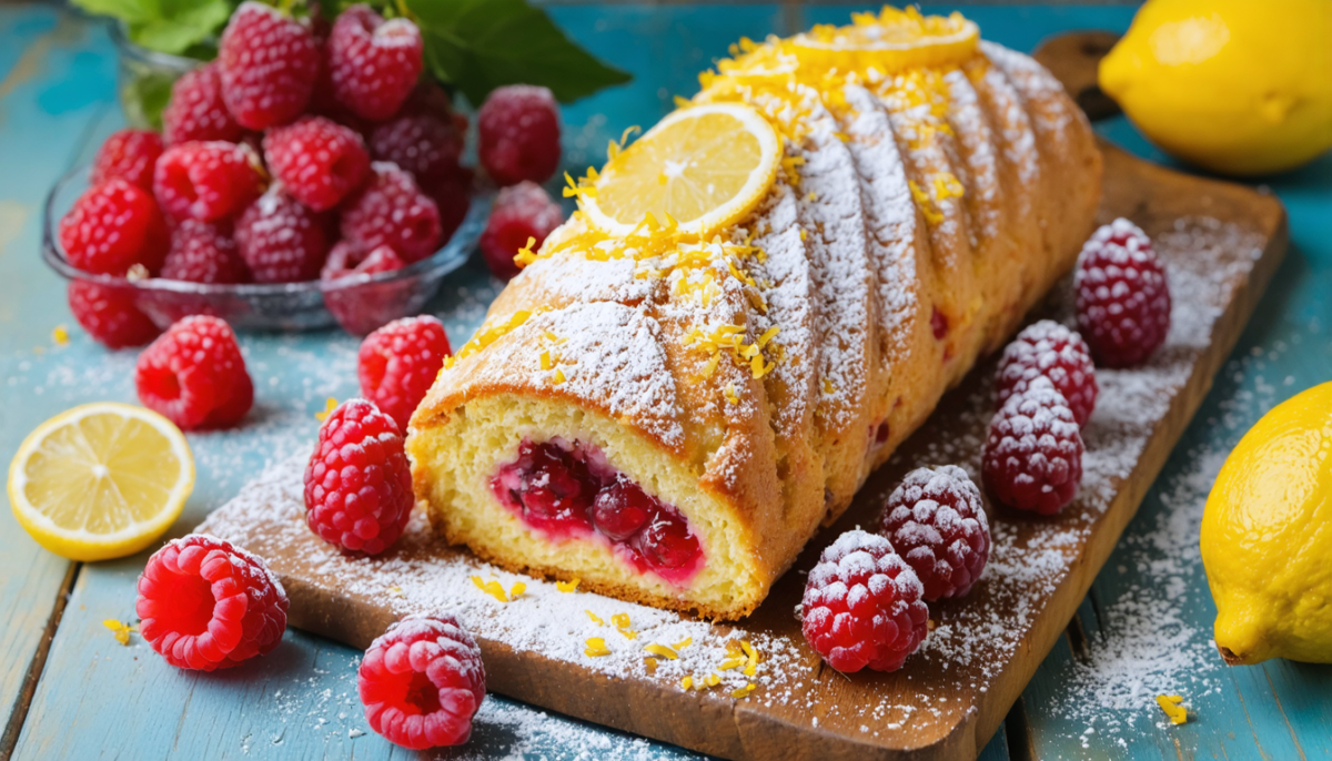 découvrez la recette simple et savoureuse de la bûche aux framboises et citron, un délice léger parfait pour vos fêtes et moments gourmands.